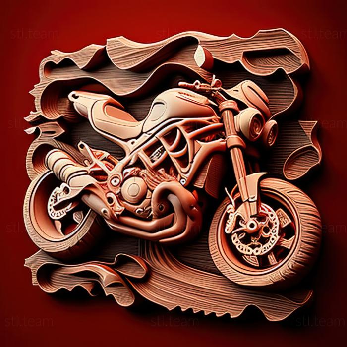 3D модель Ducati Monster 797 (STL)